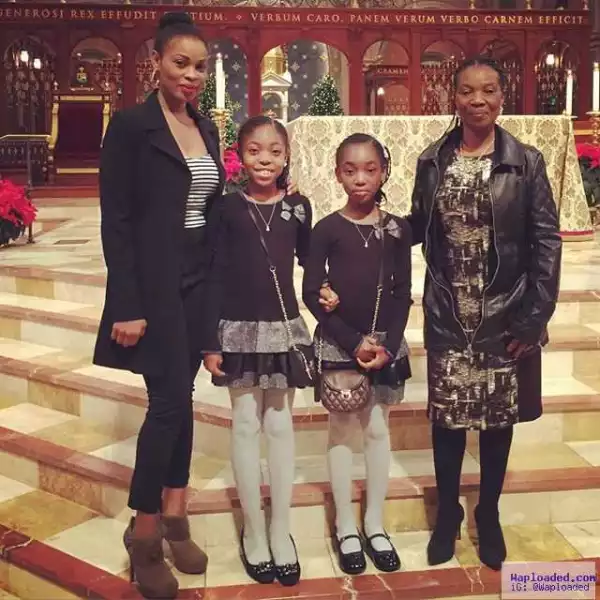 Actress Georgina Onuoha Shares Adorable New Photos With Her Mom And Two Daughters